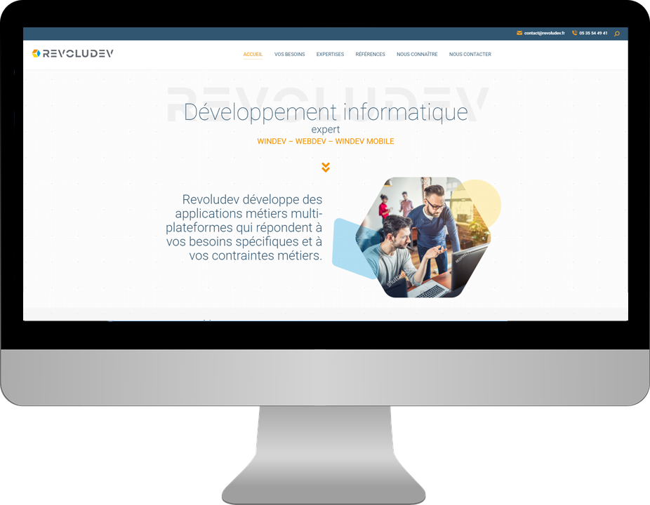 revoludev nouveau site internet